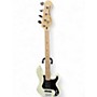 Used Squier Affinity PJ Bass Antique White Electric Bass Guitar Antique White
