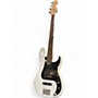 Used Squier Affinity PJ Bass  Arctic White Electric Bass Guitar Arctic White