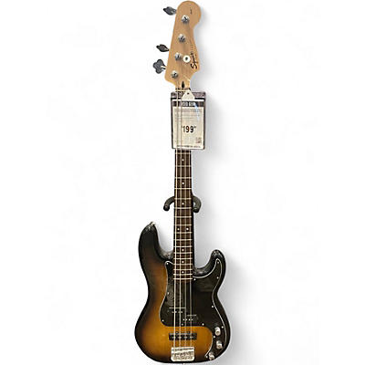 Used Squier Affinity Precision Bass 2 Color Sunburst Electric Bass Guitar