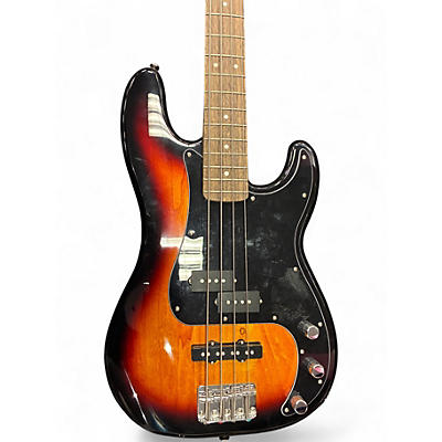 Used Squier Affinity Precision Bass 2 Color Sunburst Electric Bass Guitar