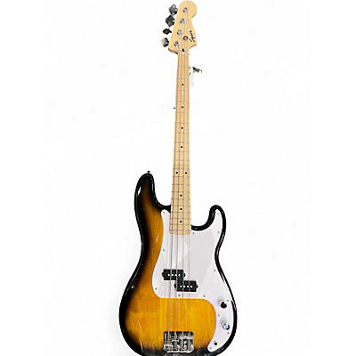 Used Squier Affinity Precision Bass 2 Tone Sunburst Electric Bass Guitar