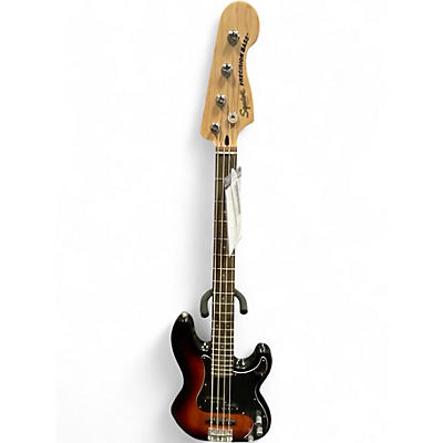 Used Squier Affinity Precision Bass 3 Tone Sunburst Electric Bass Guitar