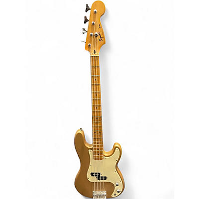 Used Squier Affinity Precision Bass Aztec Gold Electric Bass Guitar