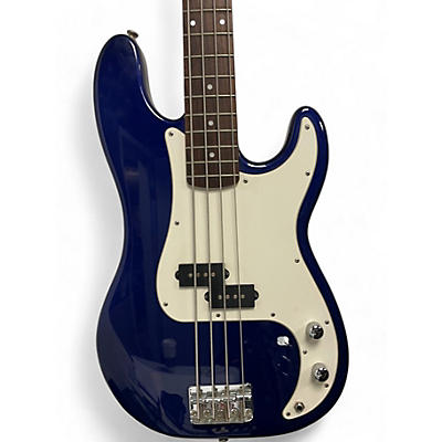 Used Squier Affinity Precision Bass BLUE Electric Bass Guitar