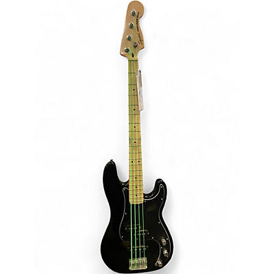 Used Squier Affinity Precision Bass Black Electric Bass Guitar