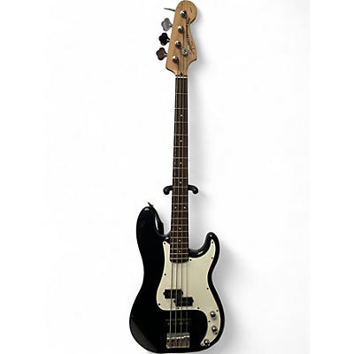 Used Squier Affinity Precision Bass Black Electric Bass Guitar