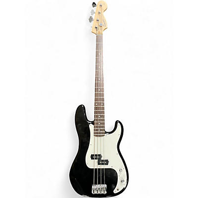 Used Squier Affinity Precision Bass Black Electric Bass Guitar
