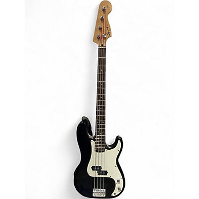 Used Squier Affinity Precision Bass Black Electric Bass Guitar