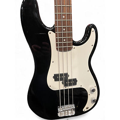 Used Squier Affinity Precision Bass Black Electric Bass Guitar