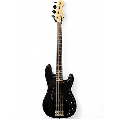 Used Squier Affinity Precision Bass Black Electric Bass Guitar