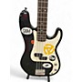 Used Squier Affinity Precision Bass Black Electric Bass Guitar Black
