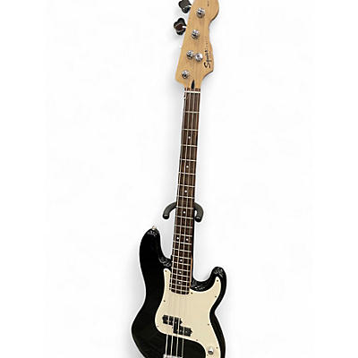 Used Squier Affinity Precision Bass Black Electric Bass Guitar
