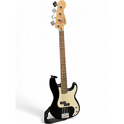 Used Squier Affinity Precision Bass Black Electric Bass Guitar