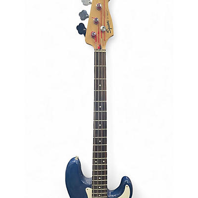Used Squier Affinity Precision Bass Blue Electric Bass Guitar