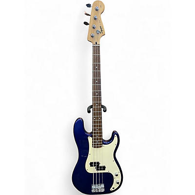 Used Squier Affinity Precision Bass Blue Electric Bass Guitar