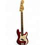 Used Squier Affinity Precision Bass Candy Apple Red Metallic Electric Bass Guitar Candy Apple Red Metallic