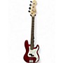 Used Squier Affinity Precision Bass Cherry Electric Bass Guitar Cherry