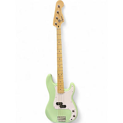 Used Squier Affinity Precision Bass Mint Green Electric Bass Guitar