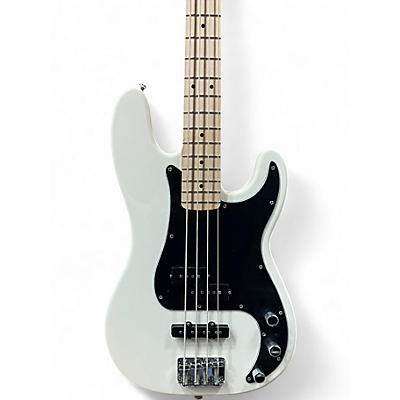 Used Squier Affinity Precision Bass Olympic White Electric Bass Guitar