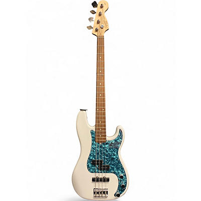 Used Squier Affinity Precision Bass Olympic White Electric Bass Guitar
