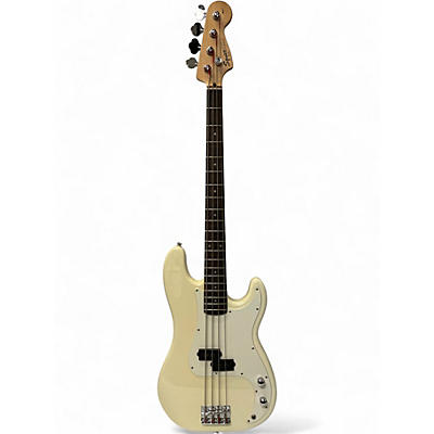 Used Squier Affinity Precision Bass Olympic White Electric Bass Guitar
