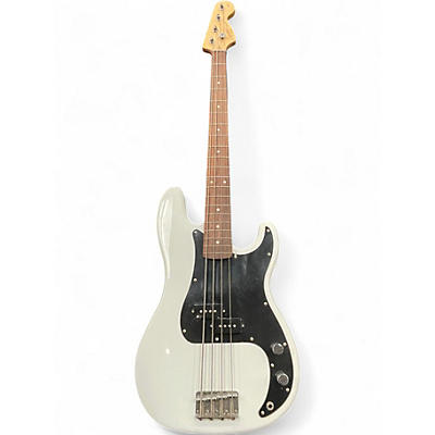 Used Squier Affinity Precision Bass Olympic White Electric Bass Guitar