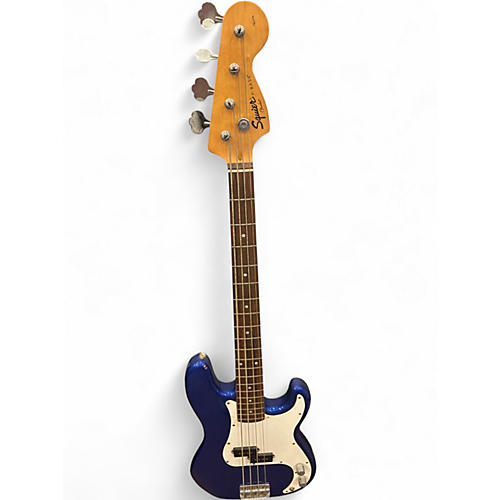 Used Squier Affinity Precision Bass Purple Electric Bass Guitar Purple