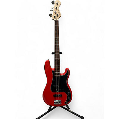 Squier Used Squier Affinity Precision Bass Race Red Electric Bass Guitar