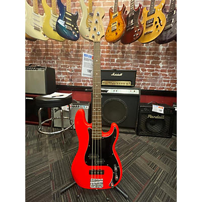 Squier Used Squier Affinity Precision Bass Red Electric Bass Guitar