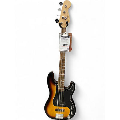 Used Squier Affinity Precision Bass Sunburst Electric Bass Guitar