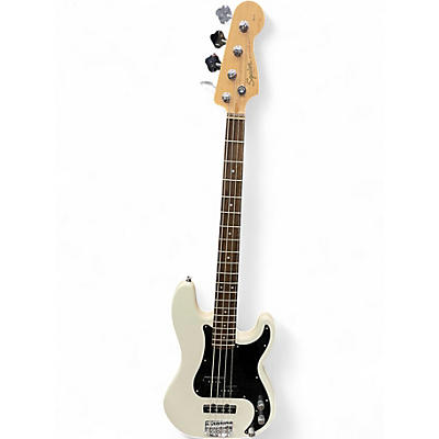 Used Squier Affinity Precision Bass White Electric Bass Guitar