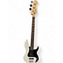 Used Squier Affinity Precision Bass White Electric Bass Guitar White