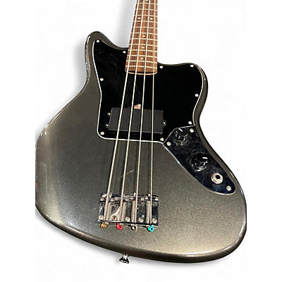 Used Squier Affinity Series Jaguar Bass Charcoal Electric Bass Guitar