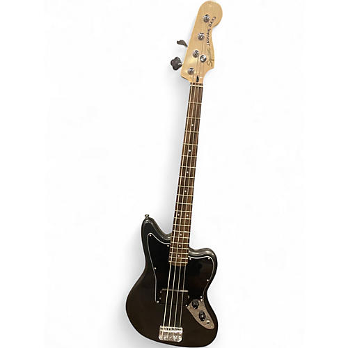 Used Squier Affinity Series Jaguar Bass H Charcoal Frost Metallic Electric Bass Guitar Charcoal Frost Metallic