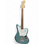 Used Squier Affinity Series Jaguar Ice Blue Metallic Solid Body Electric Guitar Ice Blue Metallic