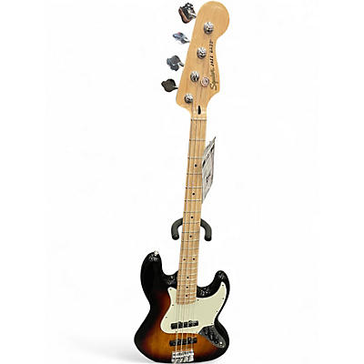 Used Squier Affinity Series Jazz Bass 3 Color Sunburst Electric Bass Guitar