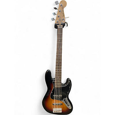 Used Squier Affinity Series® Jazz Bass® V SUNBURST Electric Bass Guitar