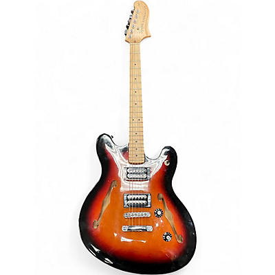 Used Squier Affinity Series Starcaster 2 Tone Sunburst Hollow Body Electric Guitar