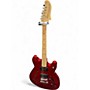 Used Squier Affinity Series Starcaster Hollow Candy Apple Red Hollow Body Electric Guitar Candy Apple Red