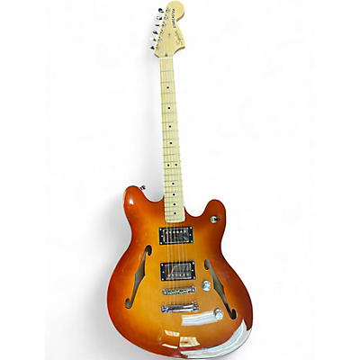 Used Squier Affinity Series Starcaster Hollow Sienna Sunburst Hollow Body Electric Guitar