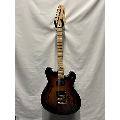 Squier Used Squier Affinity Series Starcaster Hollow Tobacco Burst Hollow Body Electric Guitar