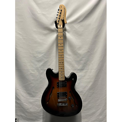 Squier Used Squier Affinity Series Starcaster Hollow Tobacco Burst Hollow Body Electric Guitar Tobacco Burst