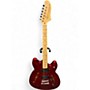 Used Squier Affinity Series Starcaster red Hollow Body Electric Guitar red
