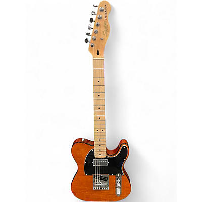 Used Squier Affinity Series Telecaster FMT SH MOCHA Solid Body Electric Guitar