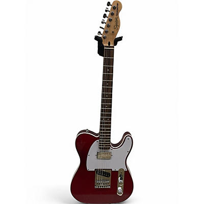 Used Squier Affinity Series Telecaster FMT SH Transparent Crimson Solid Body Electric Guitar