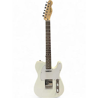 Used Squier Affinity Series Telecaster Olympic White Solid Body Electric Guitar
