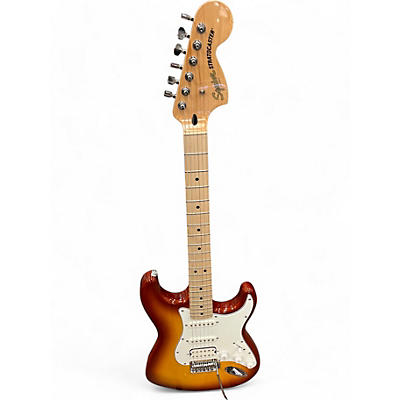 Squier Used Squier Affinity Series stratocaster Sienna Sunburst Solid Body Electric Guitar