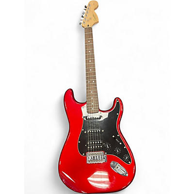 Used Squier Affinity Strat HSS Red Solid Body Electric Guitar