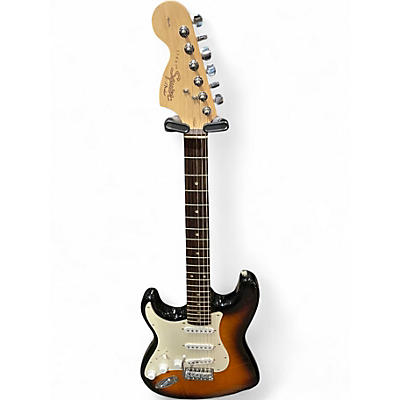 Used Squier Affinity Stratocaster 2 Color Sunburst Solid Body Electric Guitar