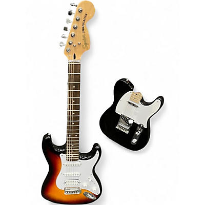 Used Squier Affinity Stratocaster 2 Color Sunburst Solid Body Electric Guitar